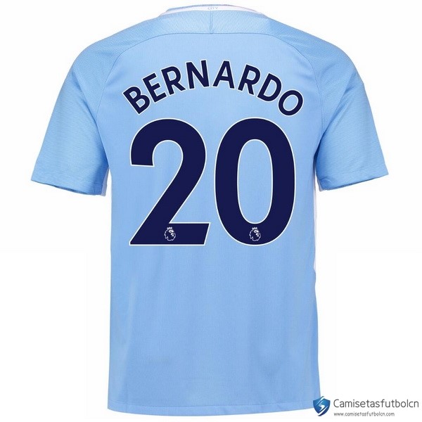 Camiseta Manchester City Primera equipo Bernardo 2017-18